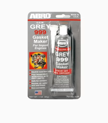 ABRO GREY 999 RTV SILICONE GASKET MAKER, Bans Auto Store