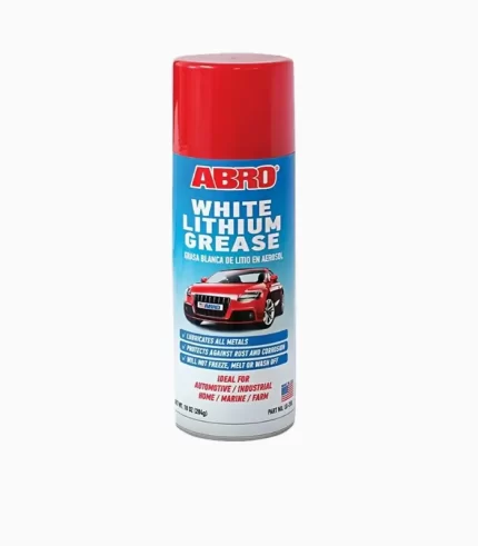 ABRO White Lithium Grease Spray,Bans Auto Store