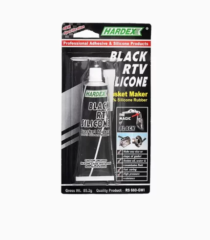 Hardex Black Rtv Silicone Gasket Maker, Bans Auto Store