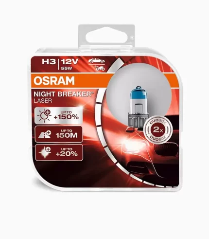 Osram H3 Night Breaker Laser Up To 150M, Bans Auto Store