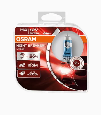 Osram H4 Night Breaker Laser Up To 150M, Bans Auto Store