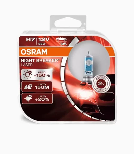 Osram H7 Night Breaker Laser Up To 150M, Bans Auto Store