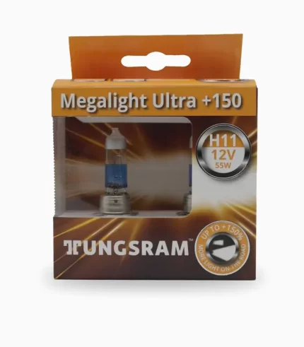 Tungsram Megalight Ultra +150 Halogen H11, Bans Auto Store