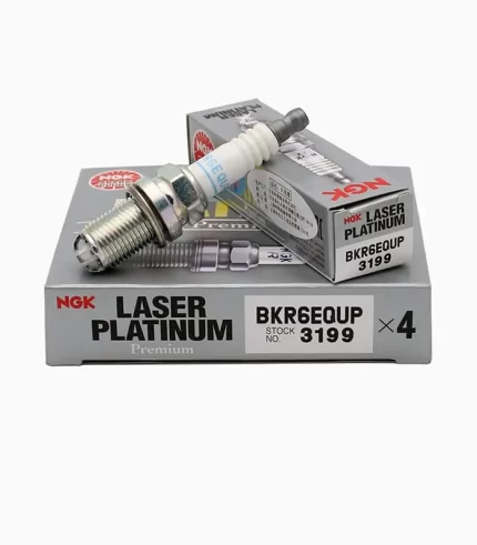 NGK 3199 BKR6EQUP Laser Platinum Spark Plugs, Bans Auto Store