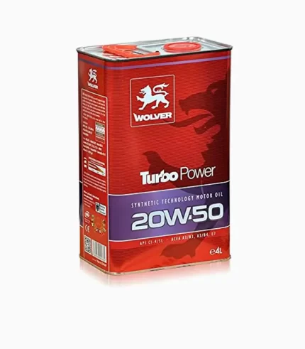 WOLVER Turbo Power 20W-50, Bans Auto Store