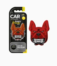 Aroma Polymers Angry Dogs Car Air Freshener Black, Bans Auto Store