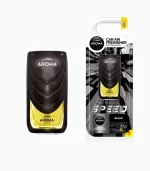 Aroma SPEED Car Air Freshener Black, Bans Auto Store