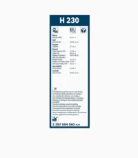 Bosch H230 Rear Car Wiper, Bans auto store