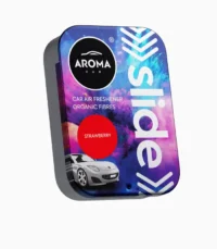 Aroma ORGANIC SLIDE Car Air Freshener Strawberry, Bans Auto Store